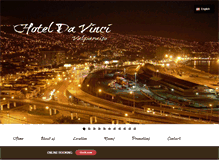 Tablet Screenshot of hoteldavincivalparaiso.cl